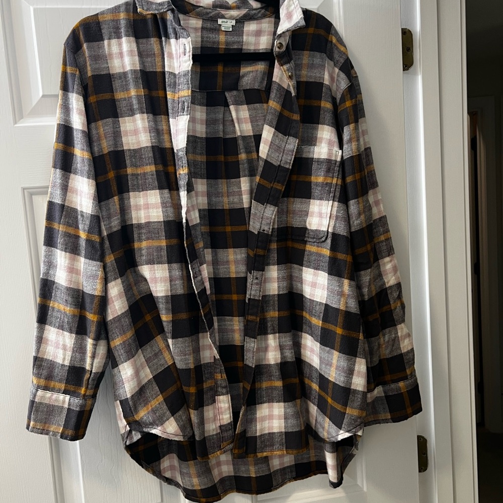 Aerie Women’s Large Plaid Shirt